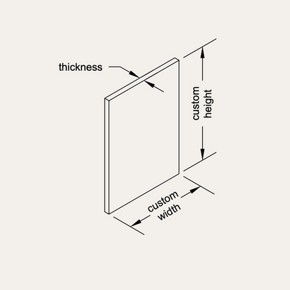 Custom Sized Double Thickness Panel