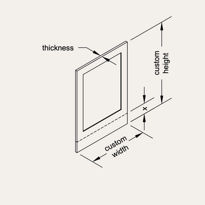 Custom Sized False Door Base Gable