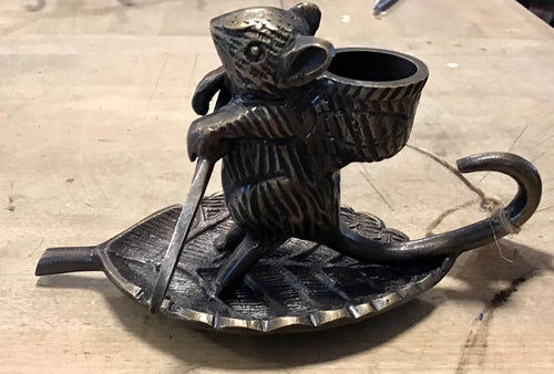 Decor - Intrepid Mouse Candleholder