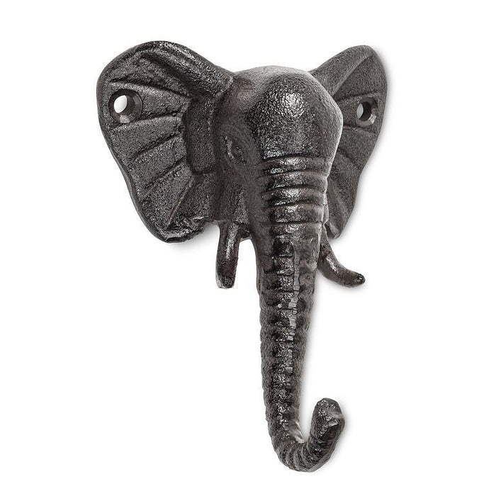 Elephant Head Cast Iron Hook