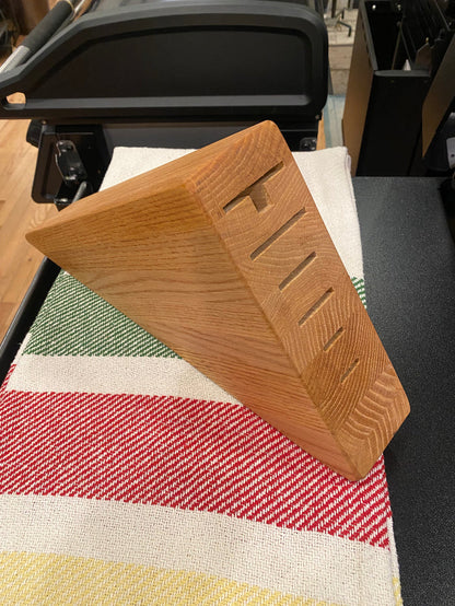 GROHMANN  - KA1480- 6 Slot Kitchen Block (Oak)-$154.00