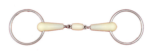 Happy Mouth Double Jointed Loose Ring w/ Roller Mouth Bit
