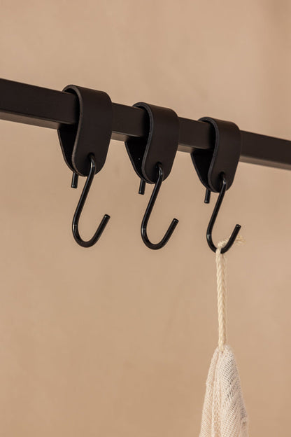 LEDER S-HAKEN (3er Set)