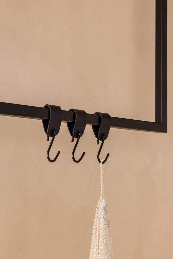 LEDER S-HAKEN (3er Set)