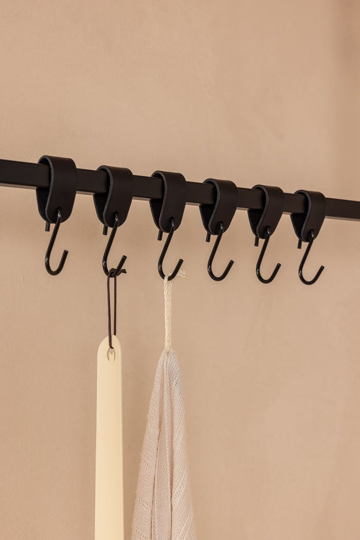 LEDER S-HAKEN (3er Set)