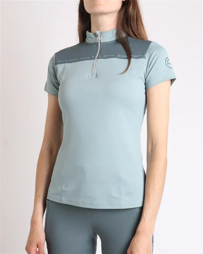 Lyra Zip Neck Polo - Turin
