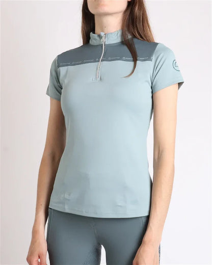 Lyra Zip Neck Polo - Turin