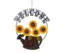 Metal Watercan Welcome Plaque