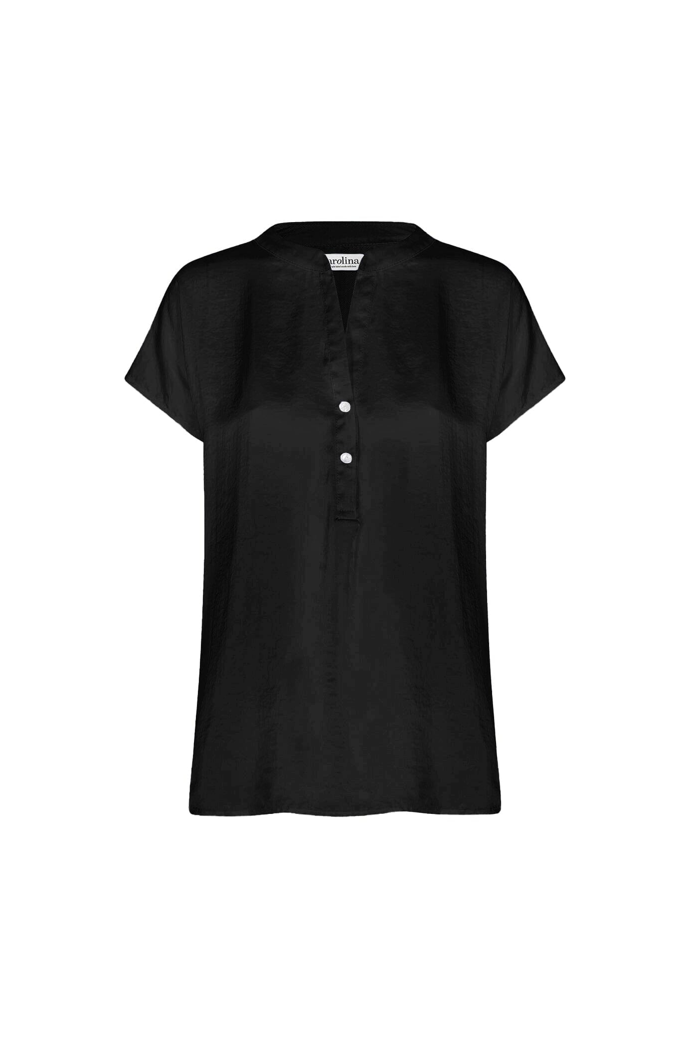 Nicole Short Sleeve Top Black