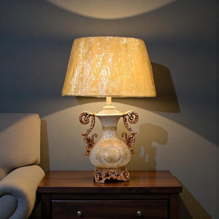 Ornate Charm Table Lamp Pair