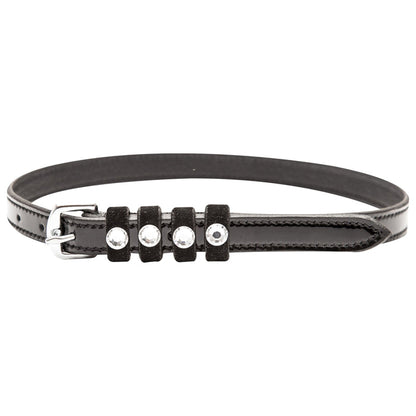 Black Patent/Crystal