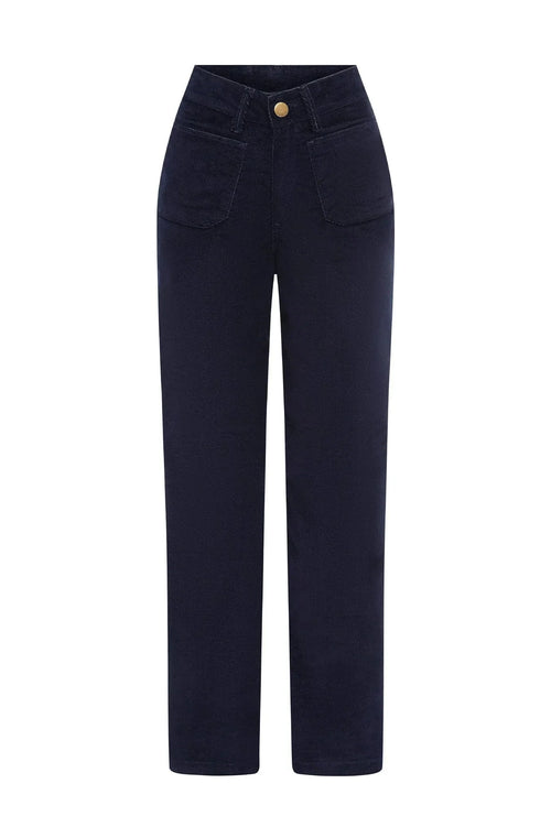 Tamsin Corduroy Pants Navy