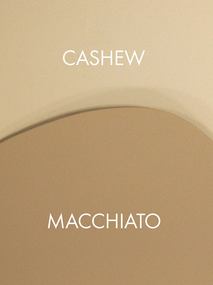 Farbverlauf in beige zwischen den Farben Cashew und Macchiato.