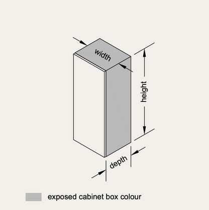 Wall - Tall Standard (Left Hinge)