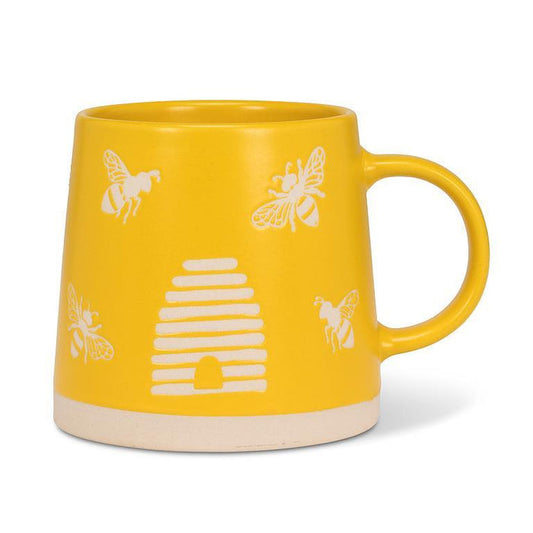 Wide Base Mug w/Bees