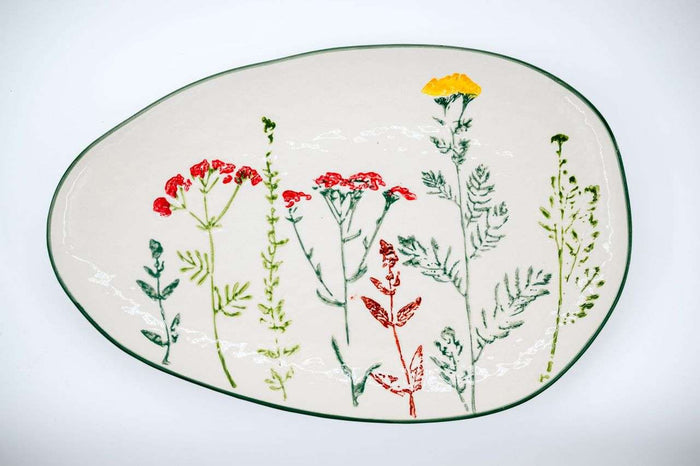 Wildflower Oval Platter